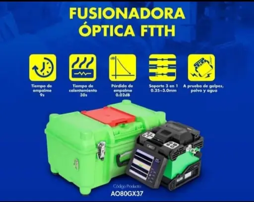 Fusionadora Óptica FTTH