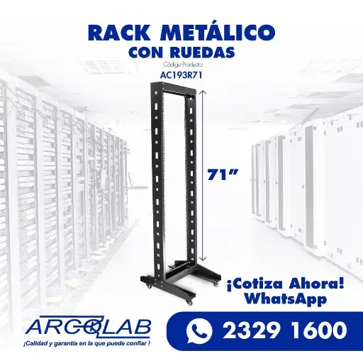 Rack Metálico con Ruedas